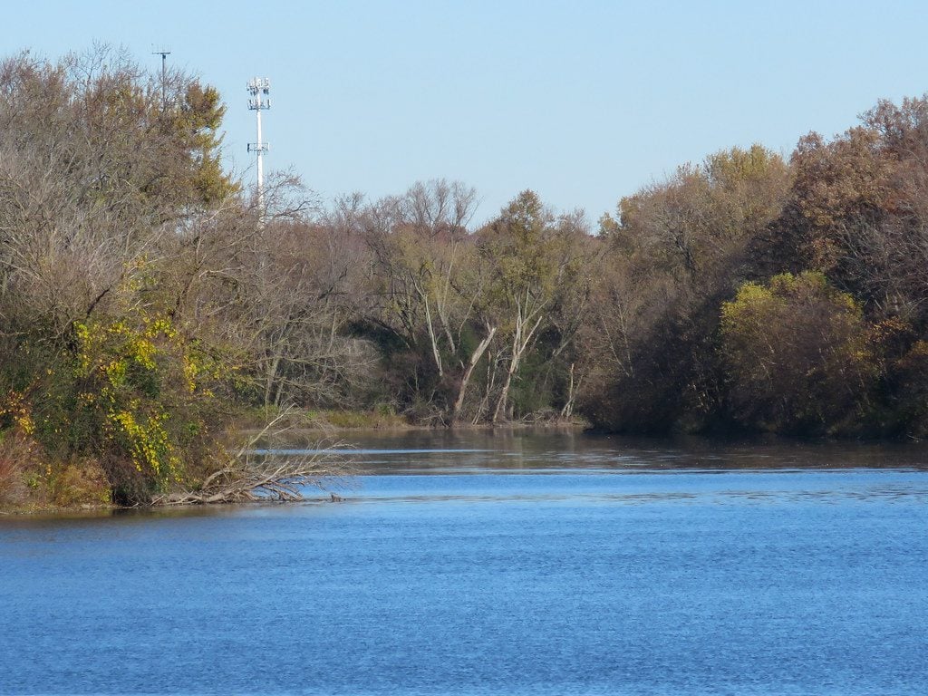 Fox River in North Aurora Illinois From Red Oaks Nature Center