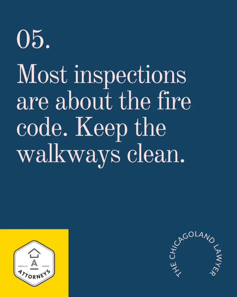 inspections fire code tenant